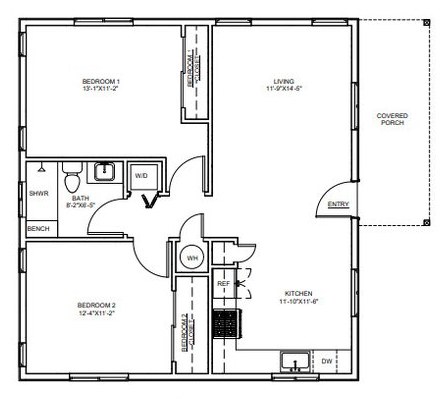 Redwood (B) floor plan